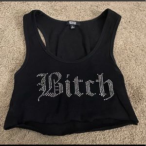 Poser Girl Bitch Crop top